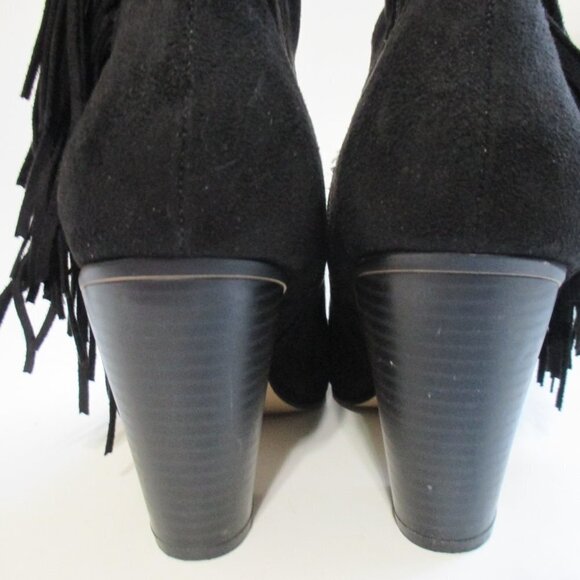 ZIGI GIRL HAZELINA FRINGE ANKLE BOOTS  SIZE 8.5 - Picture 3 of 15